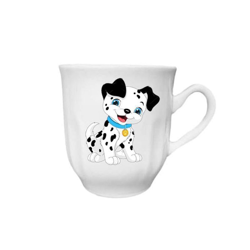 Кружка детская 220мл фарфор ДАЛМАТИНЕЦ (12/48)