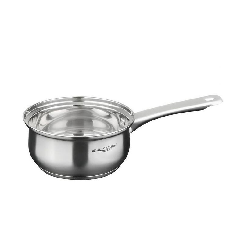 Ковш 1,6л нерж.сталь ГРЕТТА без крышки d16см толщина стенок 0,4мм индукц. КТ04-В (4)