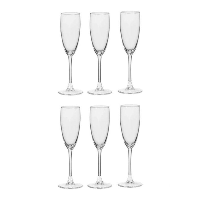 Бокалы для шампанского набор 6шт 170мл стекло ЭТАЛОН 01977 (4)