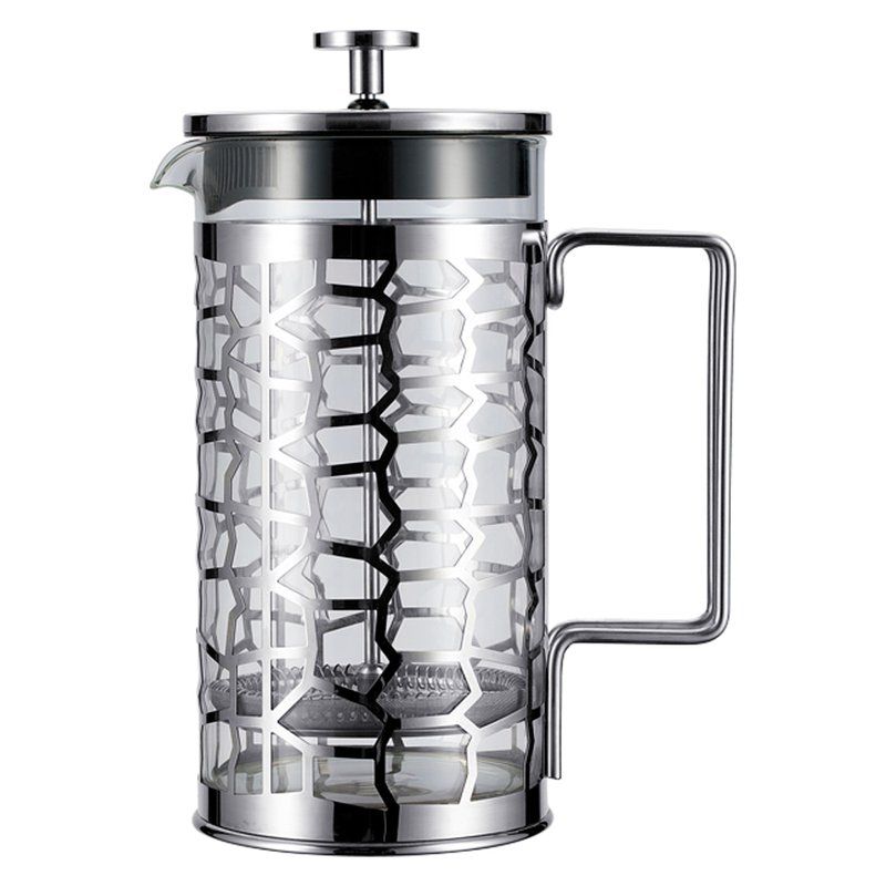 Френч-пресс 600мл нерж.сталь/стекло Franco (12)