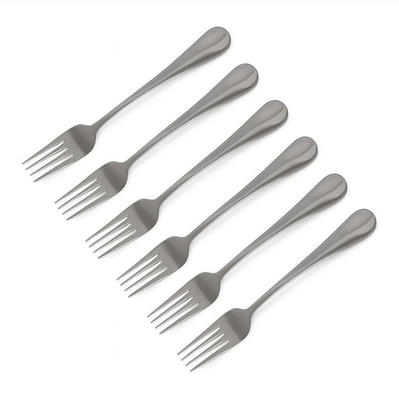 Вилки столовые набор 6шт 20,5*2,5см 43гр нерж.сталь ОПТИМА JC-15944 (100)