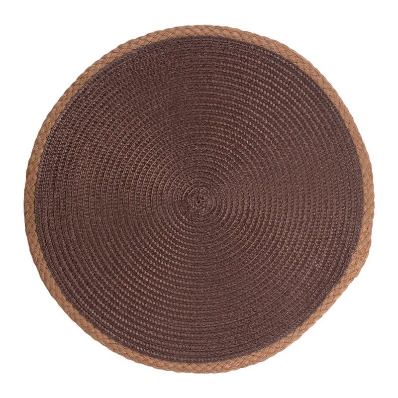 Салфетка сервировочная 38см JUTE свето-коричневая (24)