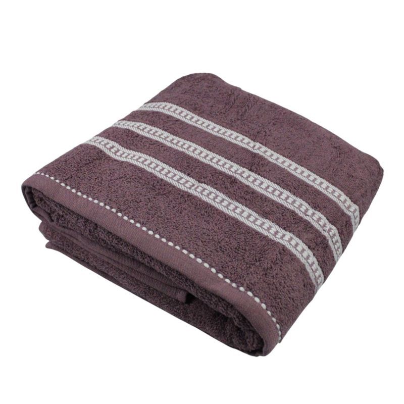 Полотенце махровое 70*140см ПОРТО темно-лиловый