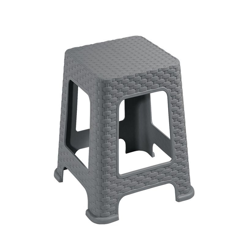 Табурет h45см пластик РОТАНГ серый (10)