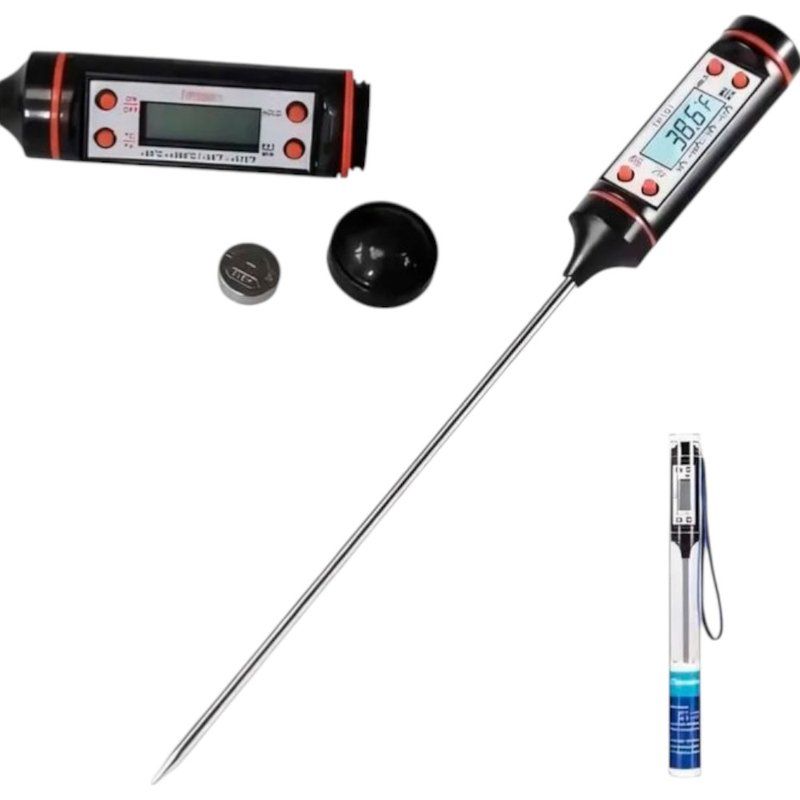 Термощуп электронный нерж.сталь 24см (жало 14,7см) TP-101