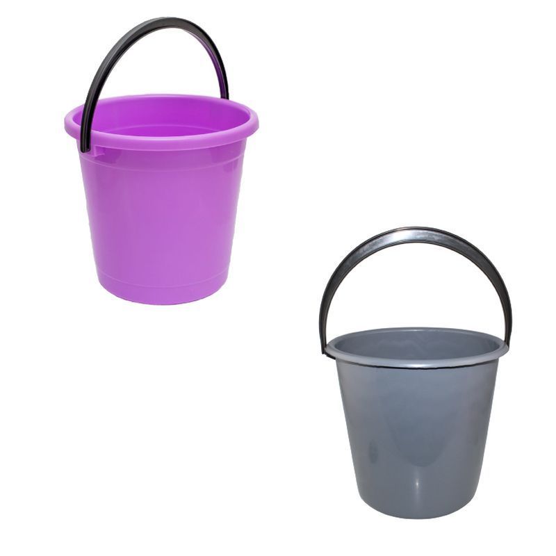 Ведро 10л пластик фиолетовое ударопрочное для садово-огородных работ (10)