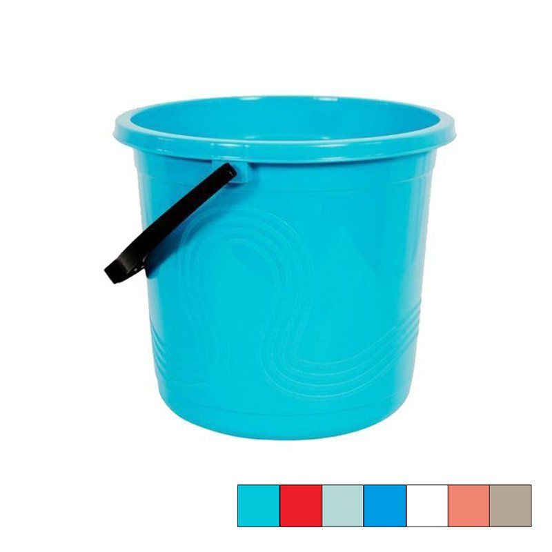 Ведро 12л 29*28см пластик ВОЛНА без крышки (30)
