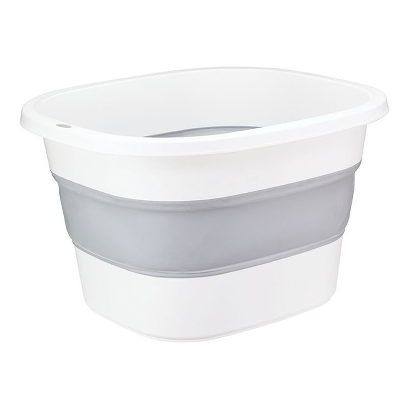 Таз 18л 400*360*85мм пластик ФЛЕКС Смоки складной квадратный (5)