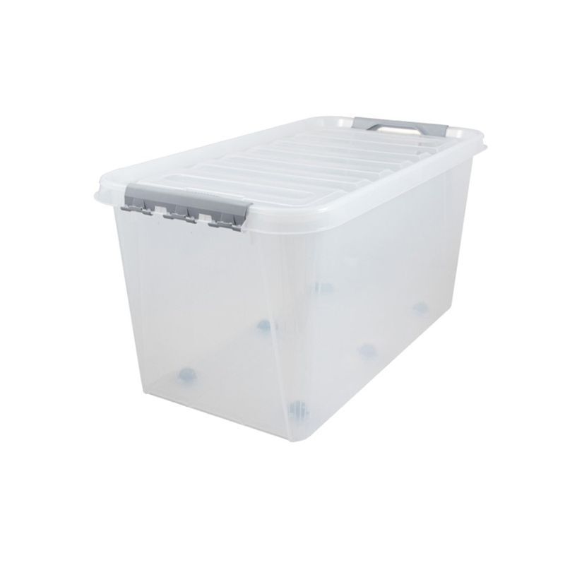 Контейнер для хранения 70л 720*390*375мм пластик ПРОФИ КОМФОРТ на колесах (3)