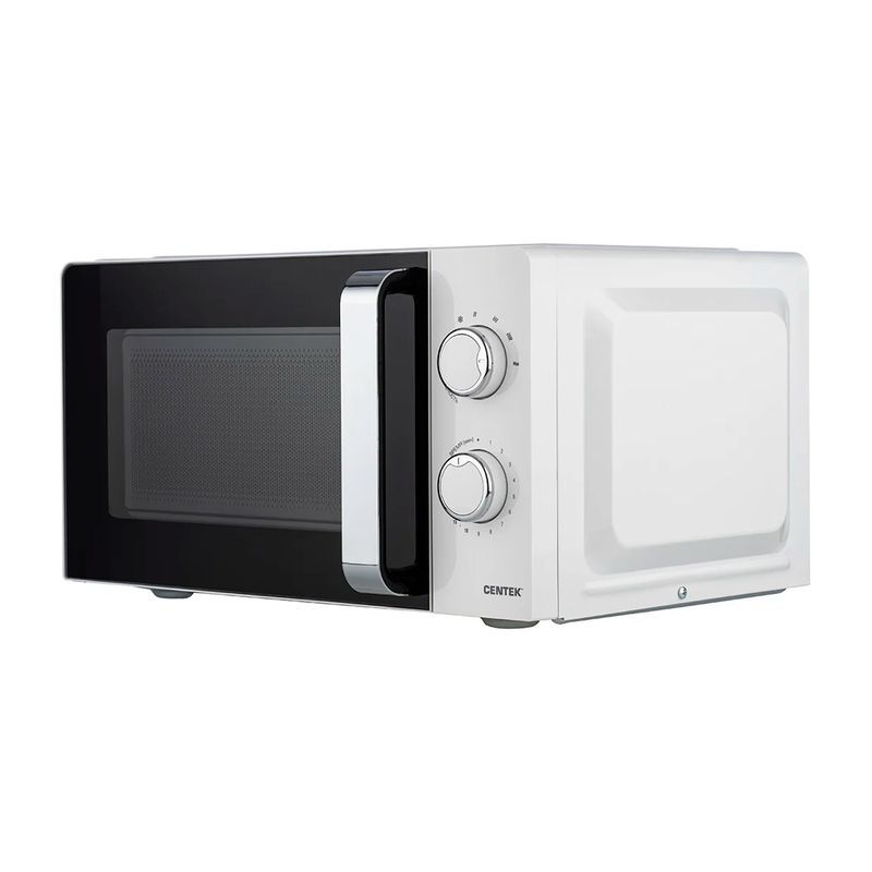 Печь микроволновая Centek CT-1575 белая 700Вт, мех.управление, таймер 30мин, 20л (1)