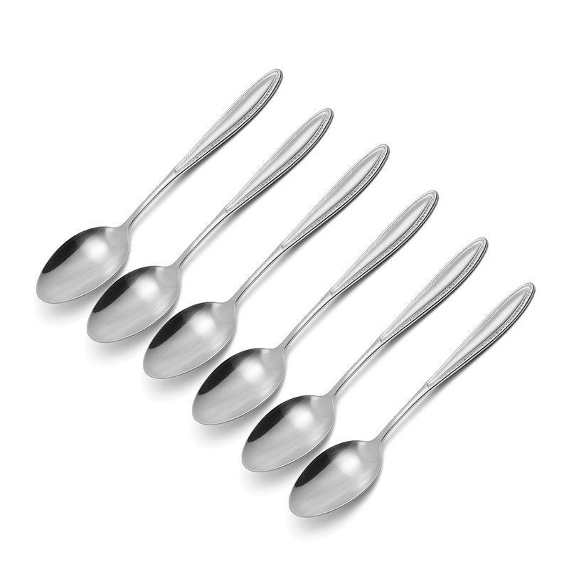 Ложки столовые набор 6шт 19,3*7см нерж.сталь ГАММА (вес 1шт 52,1г) 1231/JC-15662 (100)