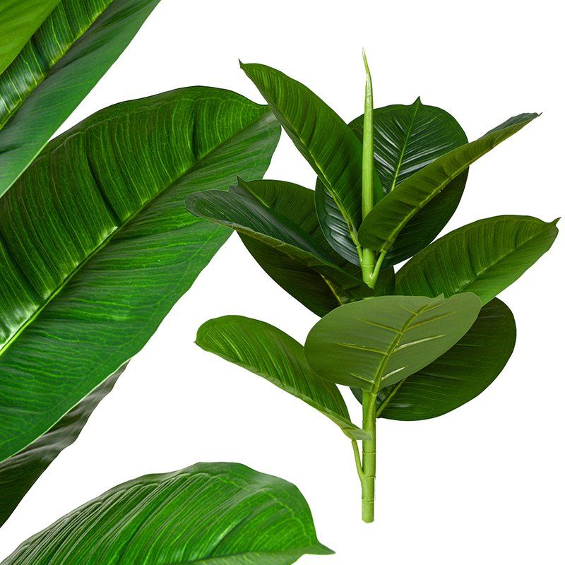 Цветы искусственные Фикус 50см пластик N715-762 (100)