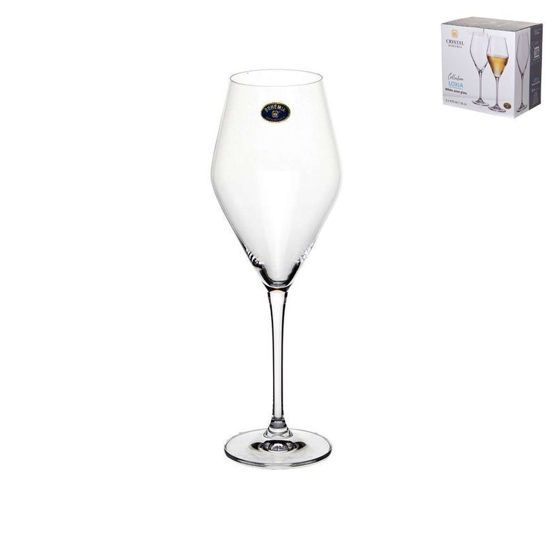 Бокалы для белого вина набор 6шт 470мл стекло ЛОКСИЯ 91L/1SJ03/0/00000/470-664 (8)