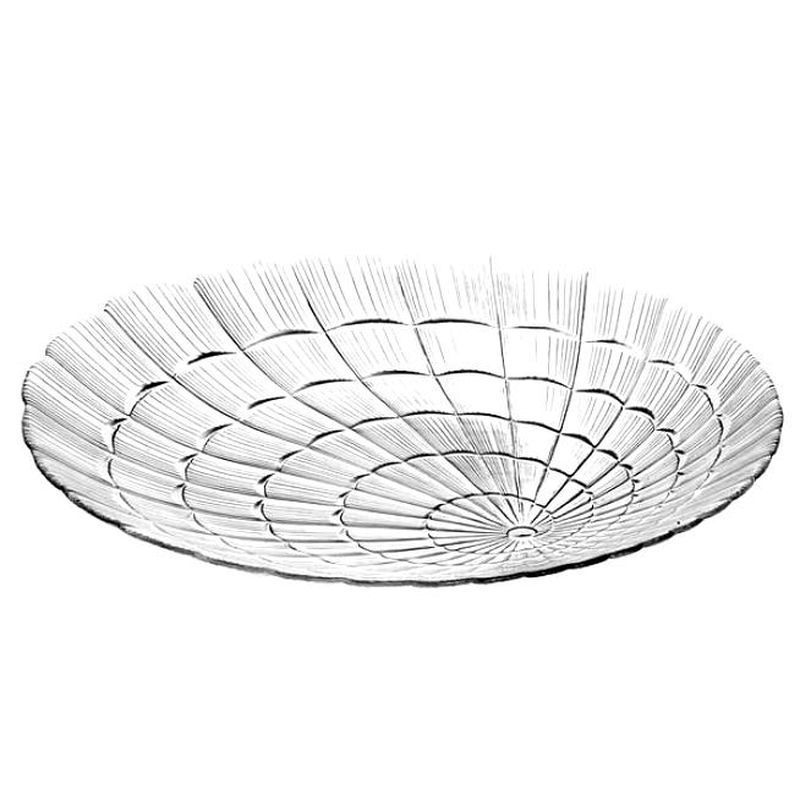 Тарелка мелкая 21см стекло АТЛАНТИС (12)