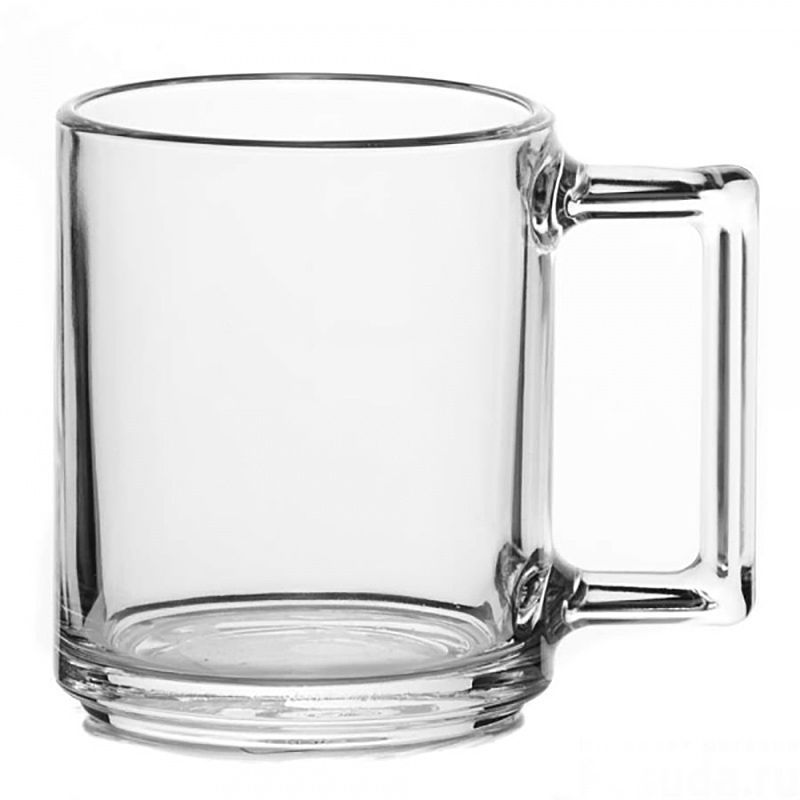 Кружка 250мл стекло ФИТНЕС N0193/0 (12)
