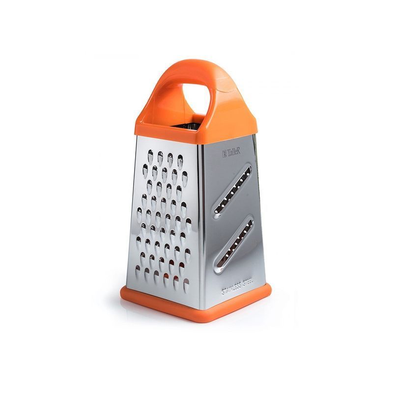 Терка 4 гранная 10,5*10,5см нерж.сталь РЭМИ (крупная, средняя, мелкая Терка, шинковка) TR-21911 (24/12)