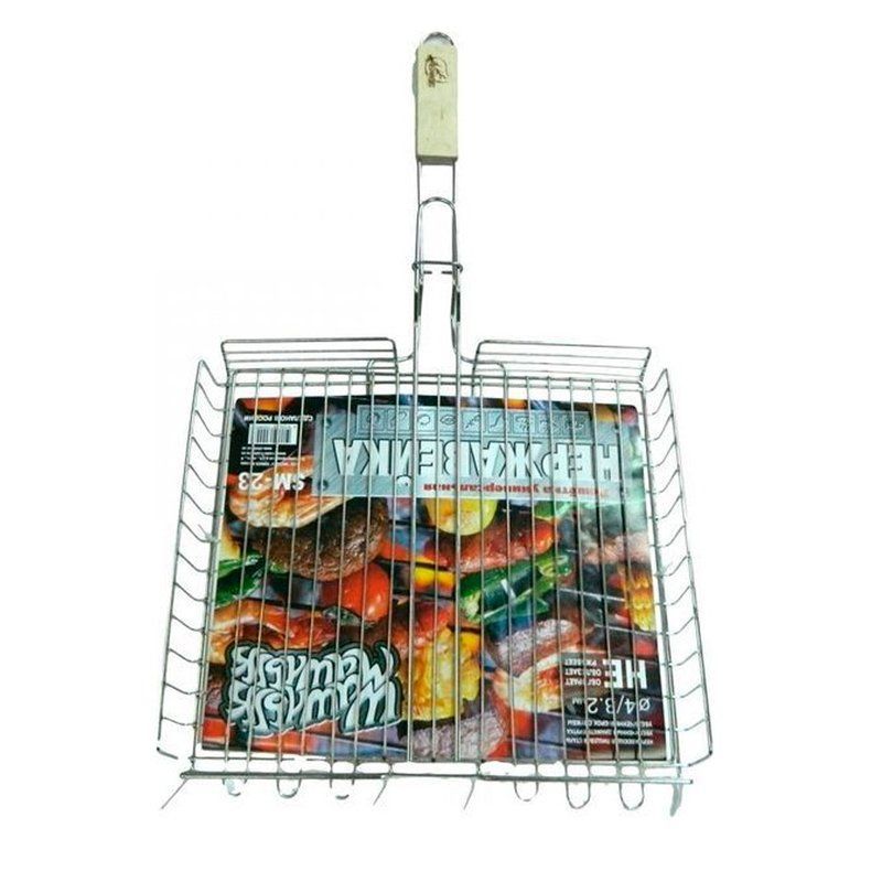 Решетка для барбекю 620*370*315*50мм нерж.сталь глубокая 2К-РБ016/S034 (18)