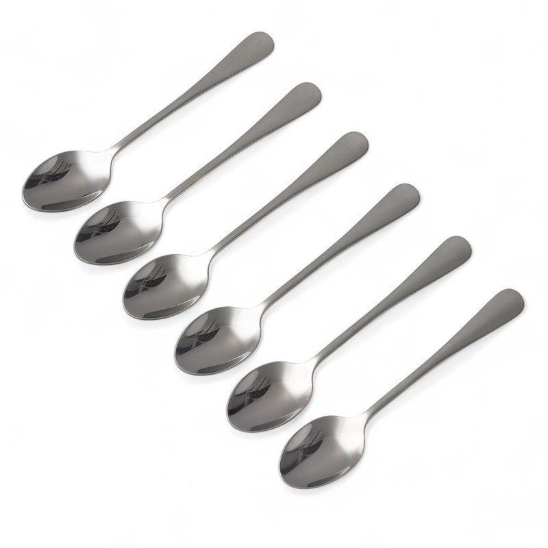 Ложки десертные набор 6шт 17,5*3см 24гр нерж.сталь ОПТИМА JC-15945 (100)