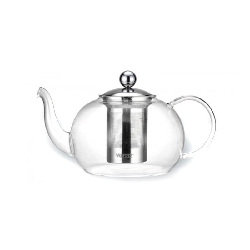 Чайник заварочный 1200мл стекло с мет.фильтром VITESSE VS-1695 (18)