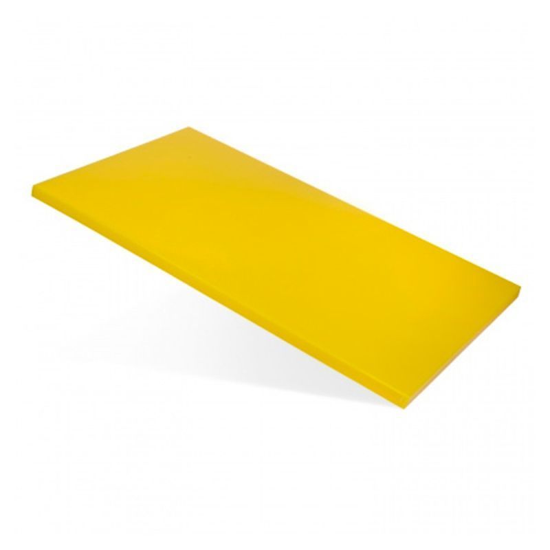 Доска разделочная 600*400*18мм пластик желтая (5)