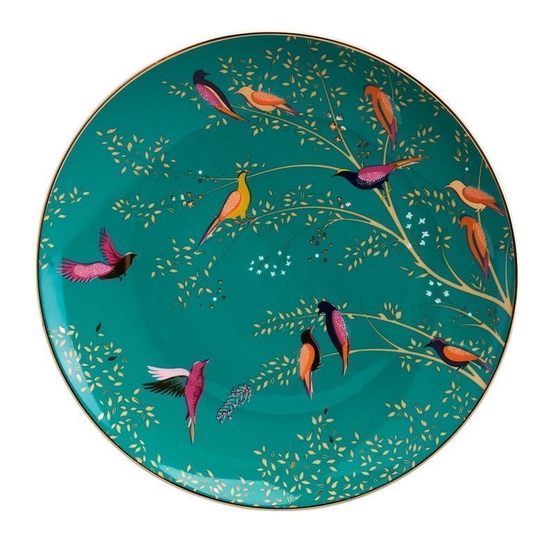 Тарелка мелкая 20*2см фарфор Golden Birds десертная (24)