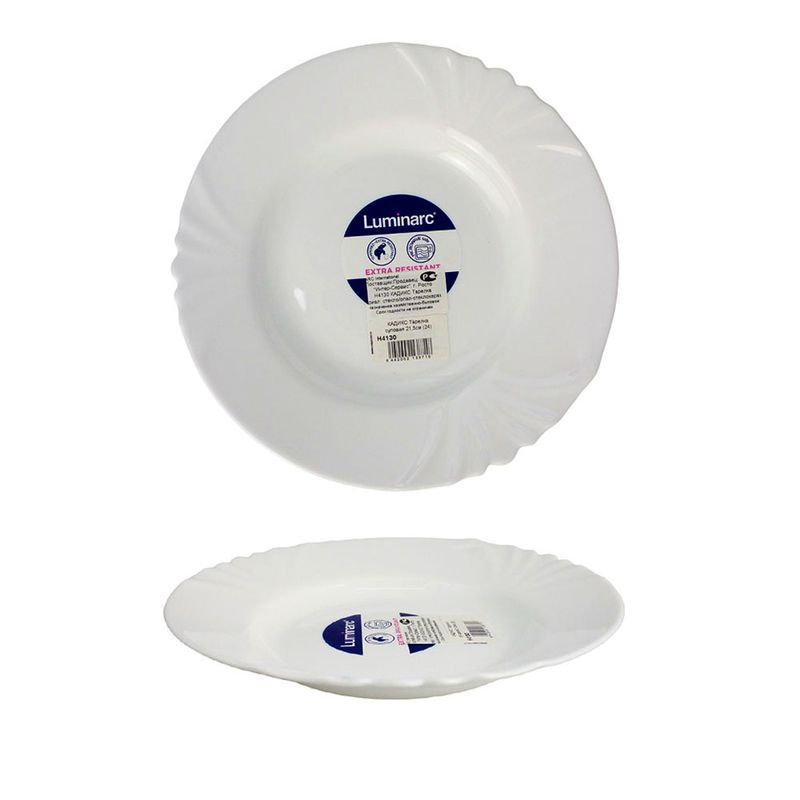 Тарелка глубокая 21,5см стеклокерамика КАДИКС (24)