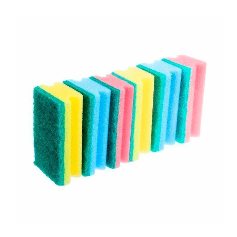 Губка для посуды 6шт. поролон Генеральная уборка УГ001 (24)