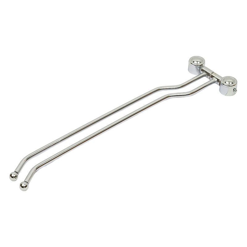 Держатель для полотенца двойной 46*12*2см металл РЫЖИЙ КОТ B0924 (24)