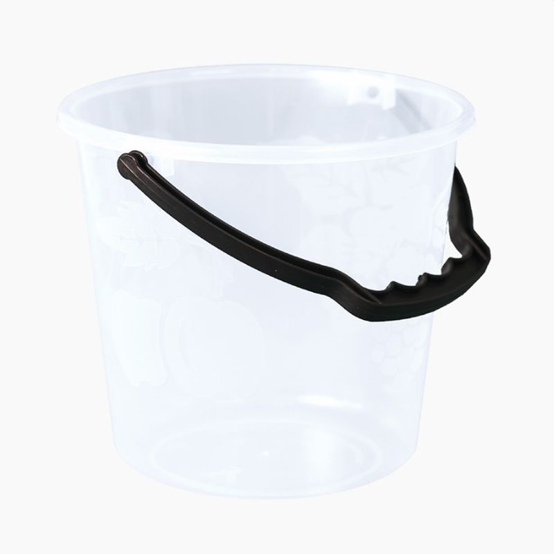 Ведро 5л пластик фруктовое прозрачное без крышки (10)