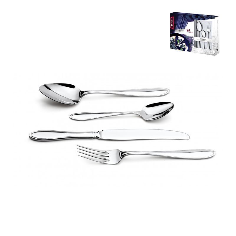 Набор столовых приборов 24пр нерж.сталь Chicago CHI-24 (4)