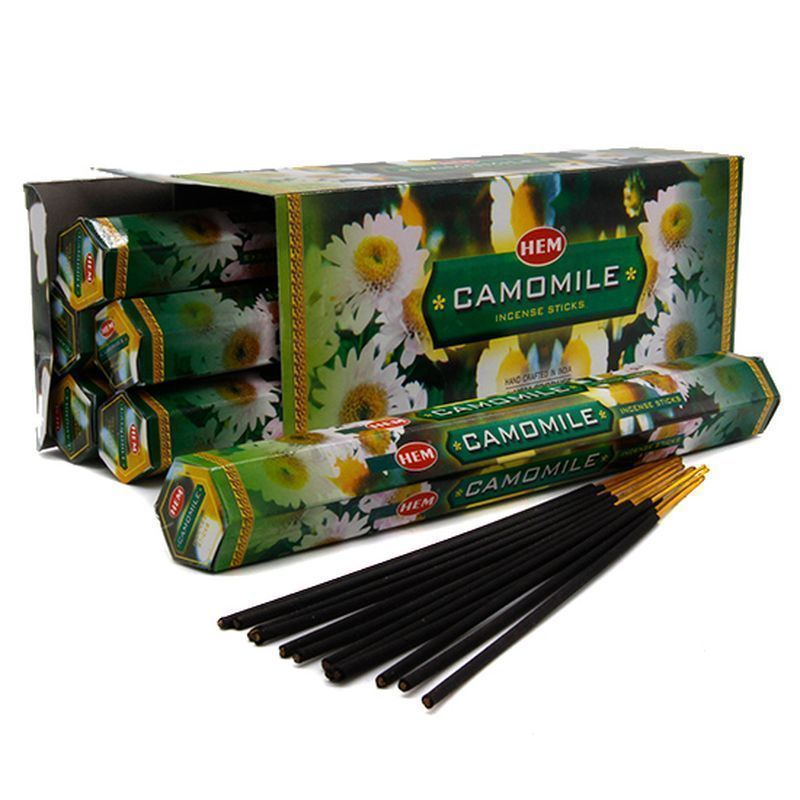 Благовония шестигранник 20 палочек HEM Camomile Ромашка (6)