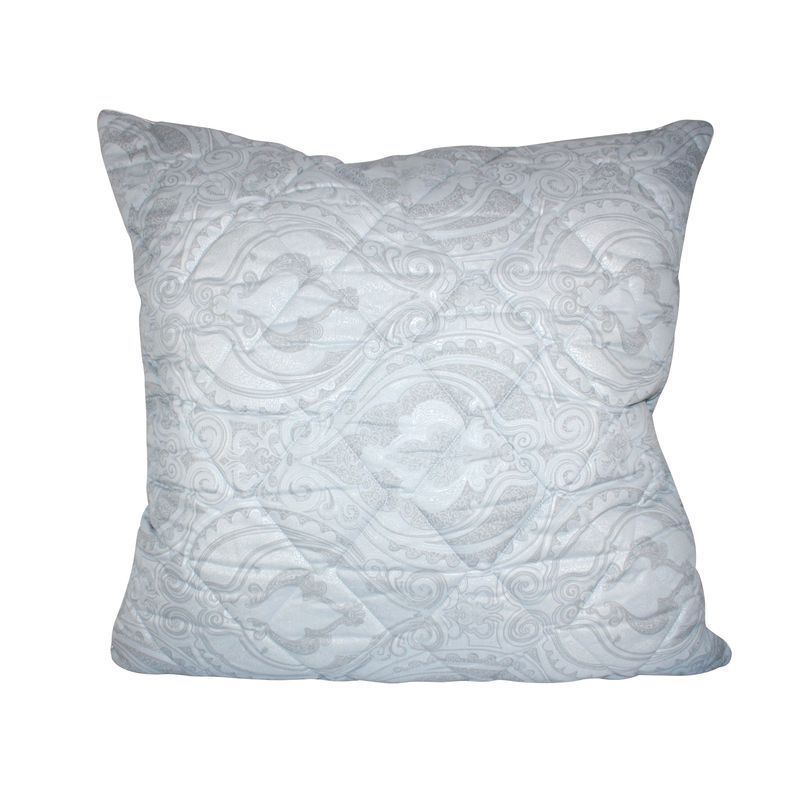 Подушка 70*70см заменитель овечьей шерсти (п/э 70 стеганный с молнией, кант, пакет) ДомВелл (5)