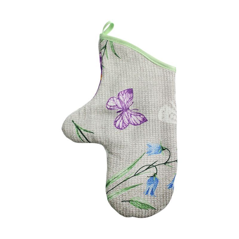 Прихватка-рукавица вафельная БАБОЧКИ 5131/1 ДомВелл