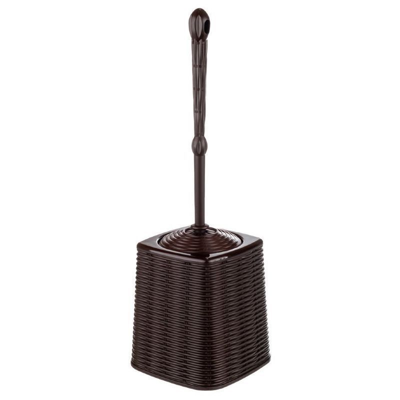 Ершик туалетный 355*120*120мм пластик ЭЛЕГАНС коричневый (20)