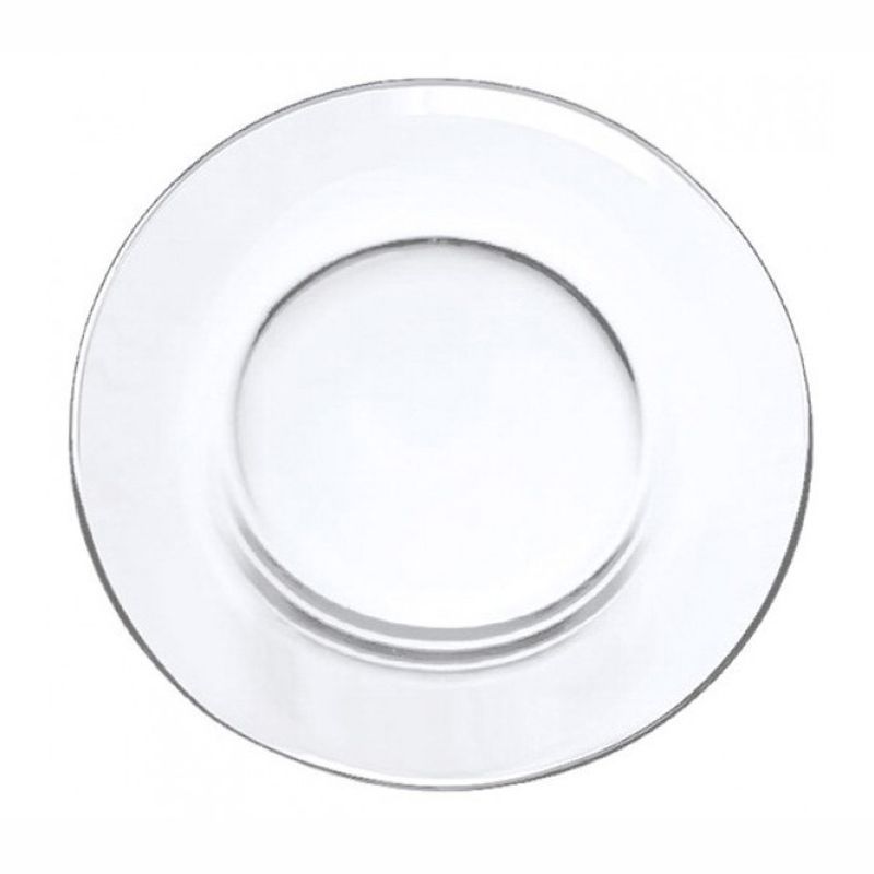 Тарелка мелкая 25см стекло СИМПАТИЯ обеденная (36)