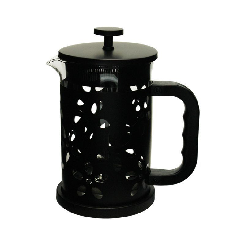 Френч-пресс 800мл пластик/стекло Цветы JC-15538 (24)