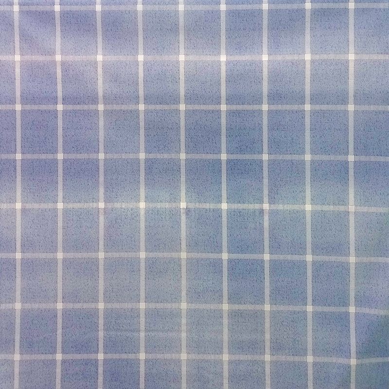 Клеенка ПВХ на тканевой основе 20м*137см голубая JC-14870 (2)