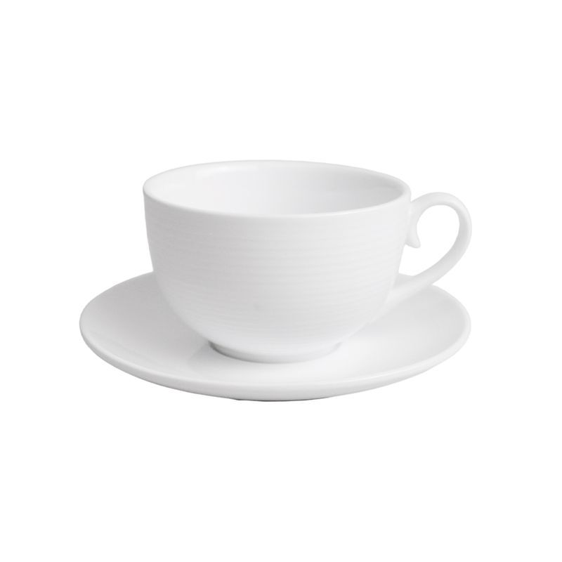 Чайный набор 2пр фарфор МАРШМЕЛЛОУ на 1 песрону 310мл (6/24)