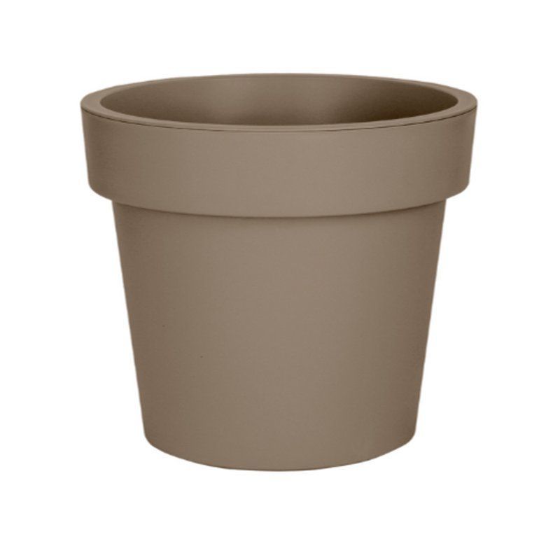 Кашпо 95л 52*59см пластик ЛОФТ серый (4)