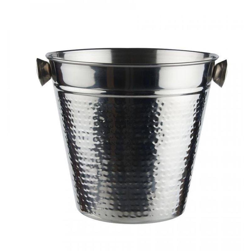 Ведерко для льда 1,5л 14,3*13,2см нерж.сталь зеркальная полировка ПРОФИ 0157 (12)