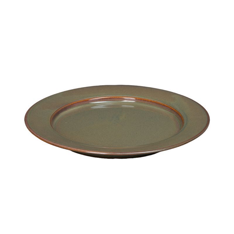 Тарелка мелкая 23см фарфор GOURMET COLORE сине-зеленый десертная [LQ-QK15173C-YB001] (6/48)