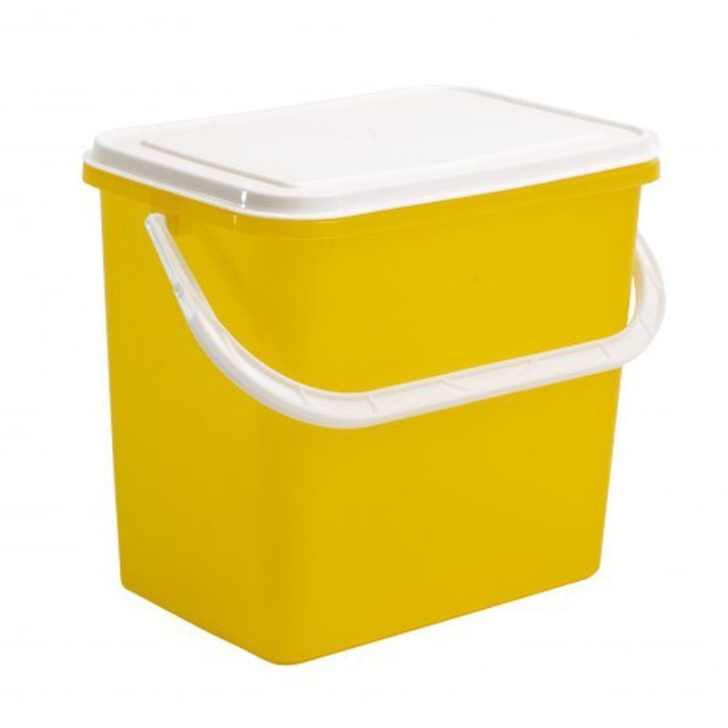 Контейнер для хранения 14л пластик прямоугольный с крышкой Бр.0.13 (10)