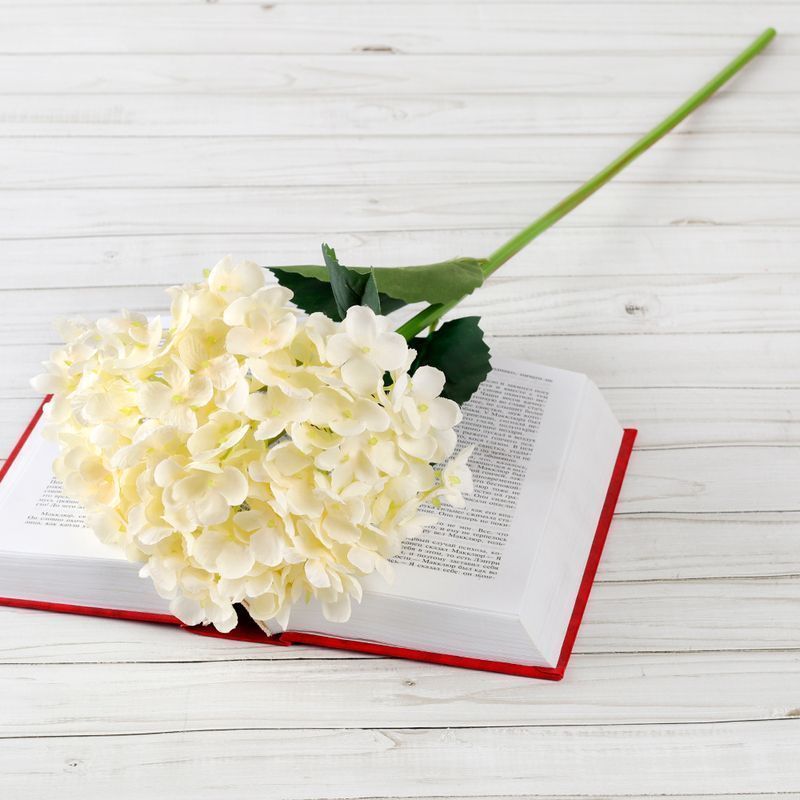 Цветы искусственные Гортензия 72см пластик GT41-17 (36/360)