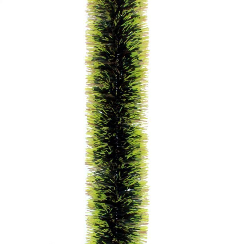 Мишура 2м 7см зеленая с салатовыми кончиками Г-257 (50)
