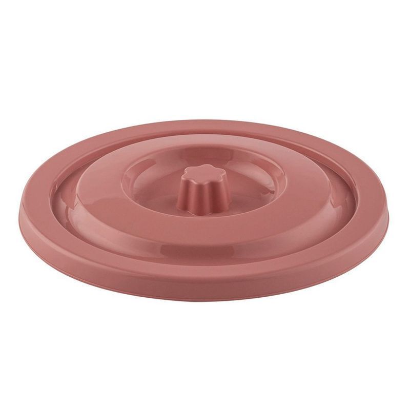 Крышка для ведра пластик Люкс 6л миндальная (25)