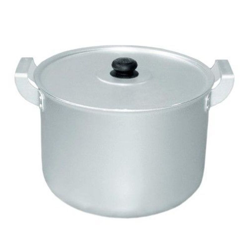 Кастрюля 4,5л алюминий КЛАССИКА высокая матовая мет.крышка (12)