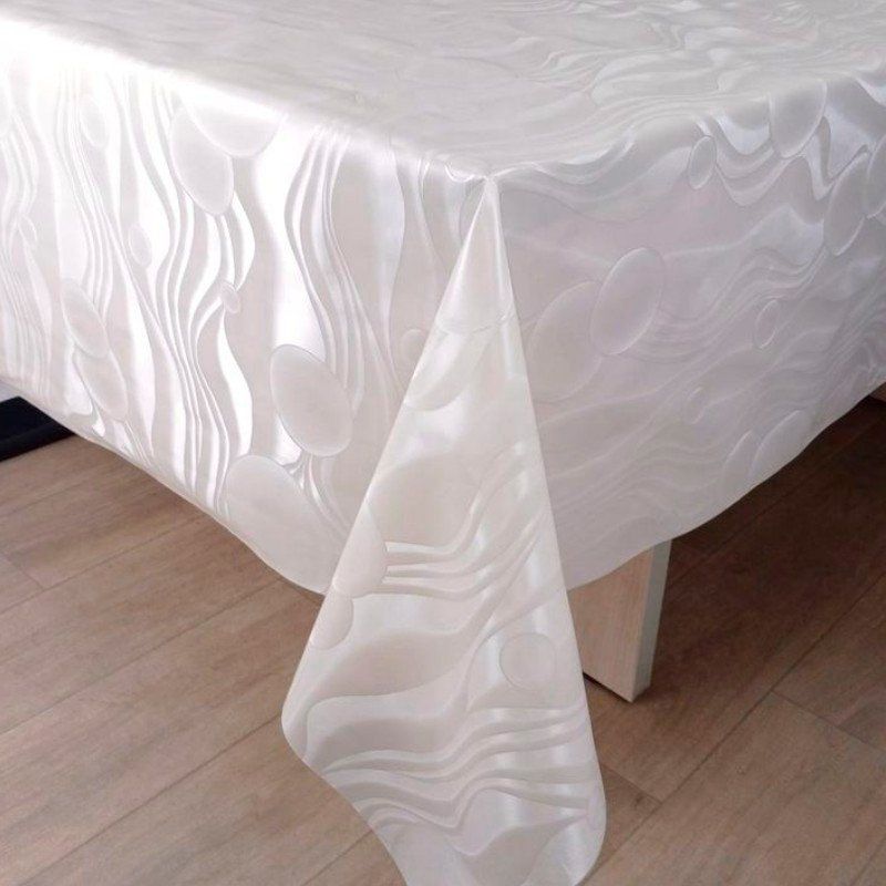 Клеенка ПВХ на тканевой основе BOGEMA шелкография белая 0,28мм*1,37м (цена указана за погонный сантиметр)