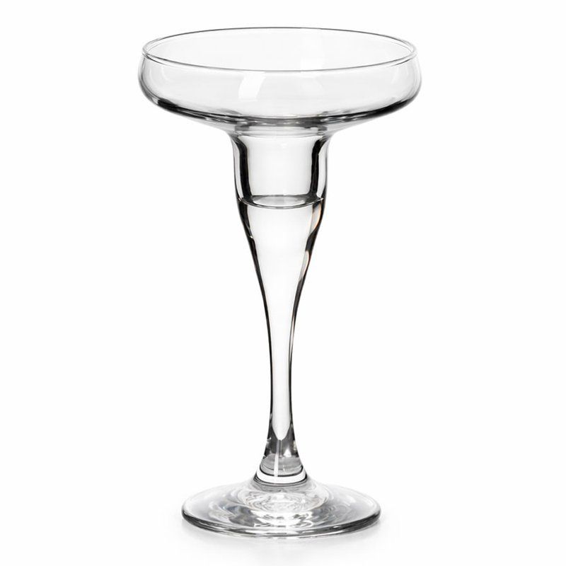 Подсвечник 17см стекло БЕЙСИК (12)