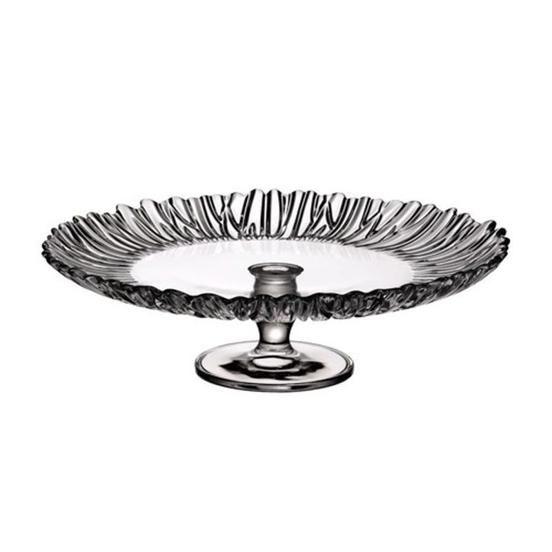 Блюдо 20,5см стекло АВРОРА на ножке (1)