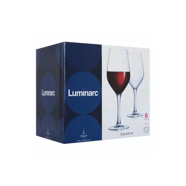 Бокалы для вина набор 6шт 350мл стекло СЕЛЕСТ L5831/0 (2)